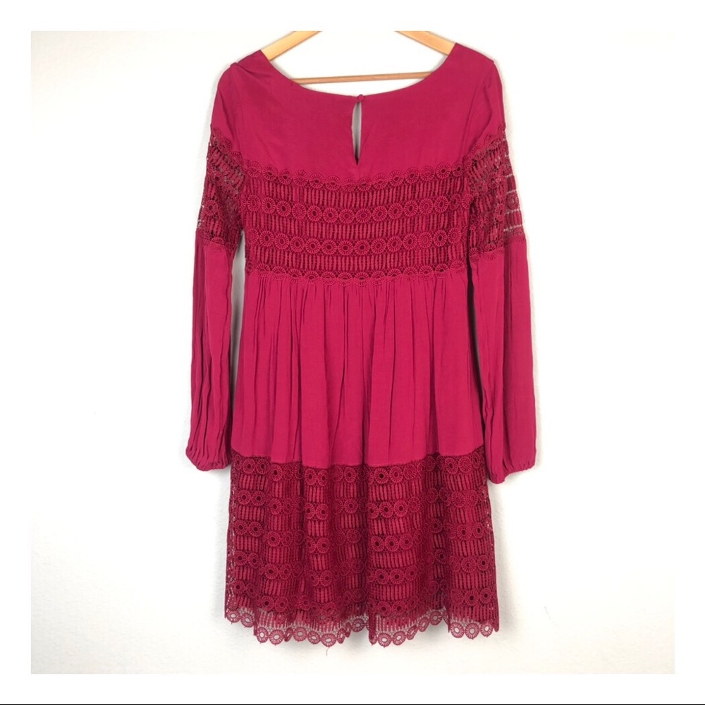 ANTHROPOLOGIE FLOREAT AVELINE LACE DRESS 6 - Picture 3 of 7